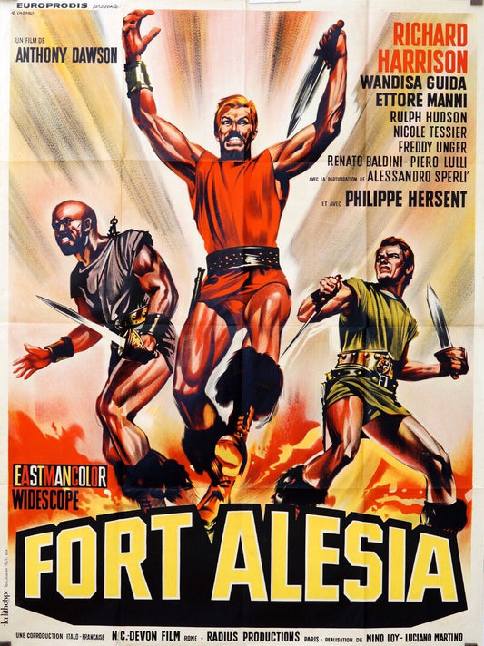 FORT ALESIA MOVIE POSTER ORIGINAL 120x160 RICHARD HARRISON