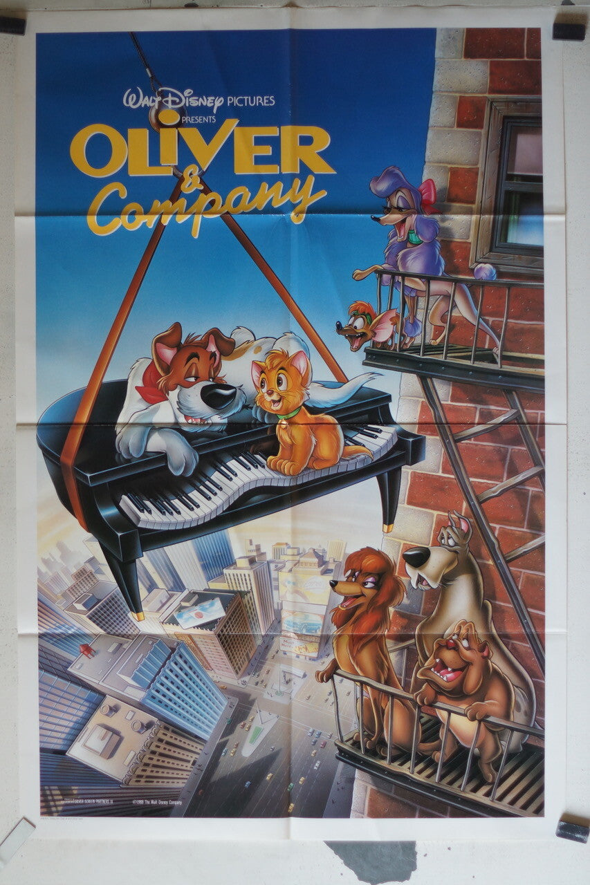 OLIVIER & COMPANY ORIGINAL MOVIE POSTER 36x55 George Scribner 