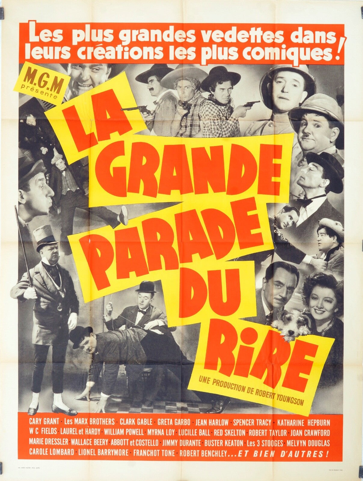LA GRANDE PARADE DU RIRE MOVIE ORIGINAL POSTER 120x160  CARY GRANT 1964, R.Young
