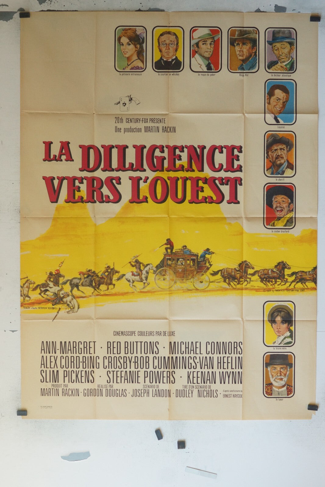 LA DILIGENCE VERS L’OUEST MOVIE POSTER ORIGINAL 120x160 ANN MARGRET