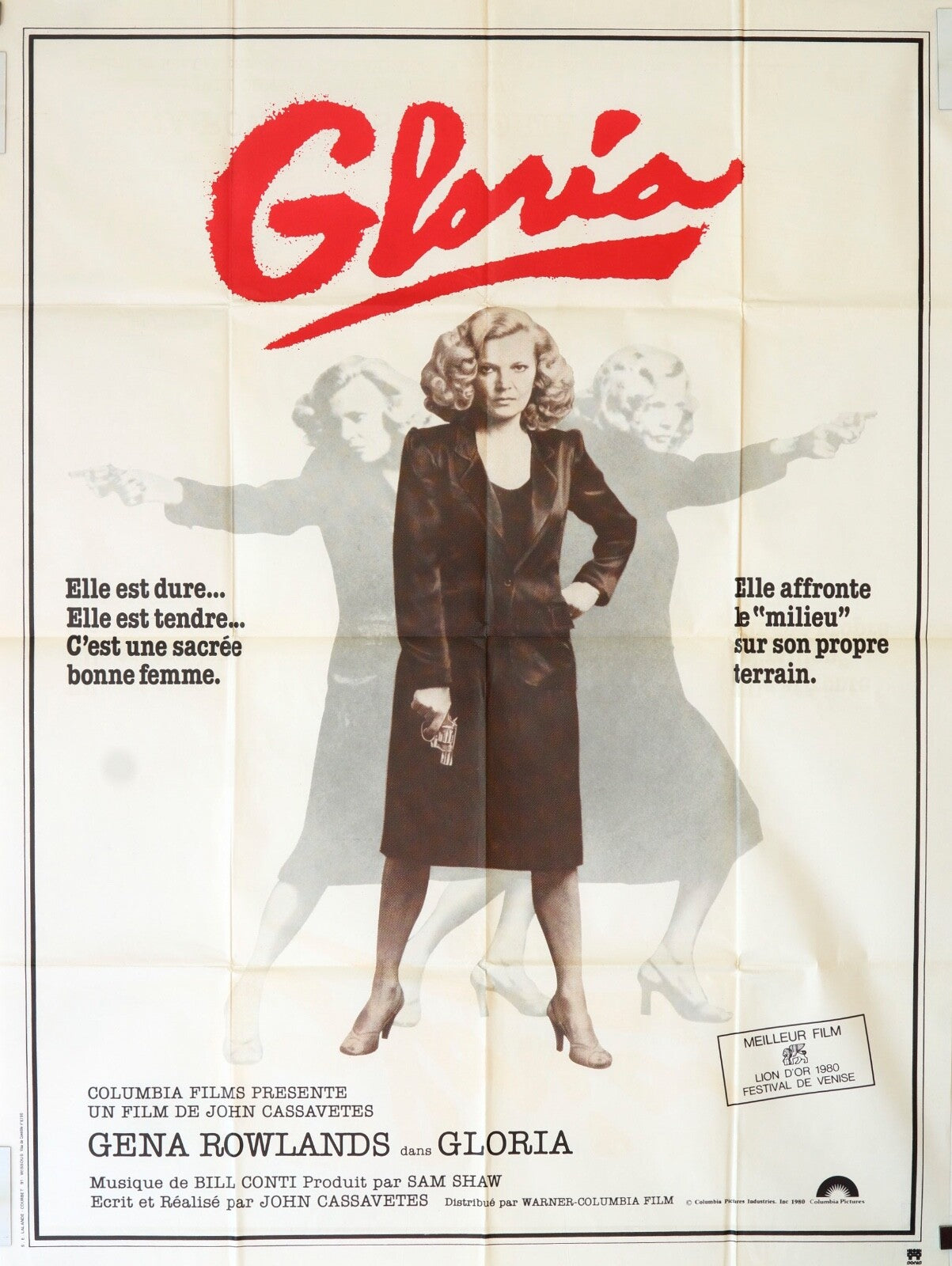 GLORIA ORIGINAL MOVIE POSTER 120x160 LINO VENTURA