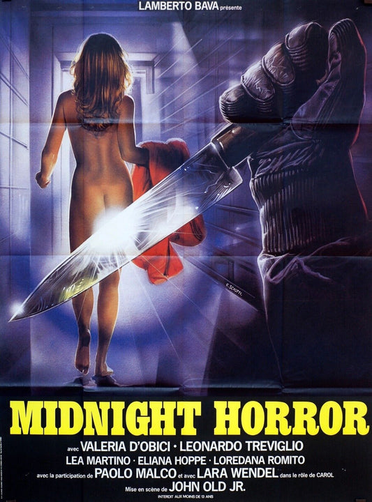 MIDNIGHT HORROR Movie poster ORIGINAL (120x160) VALERI D’OBICI