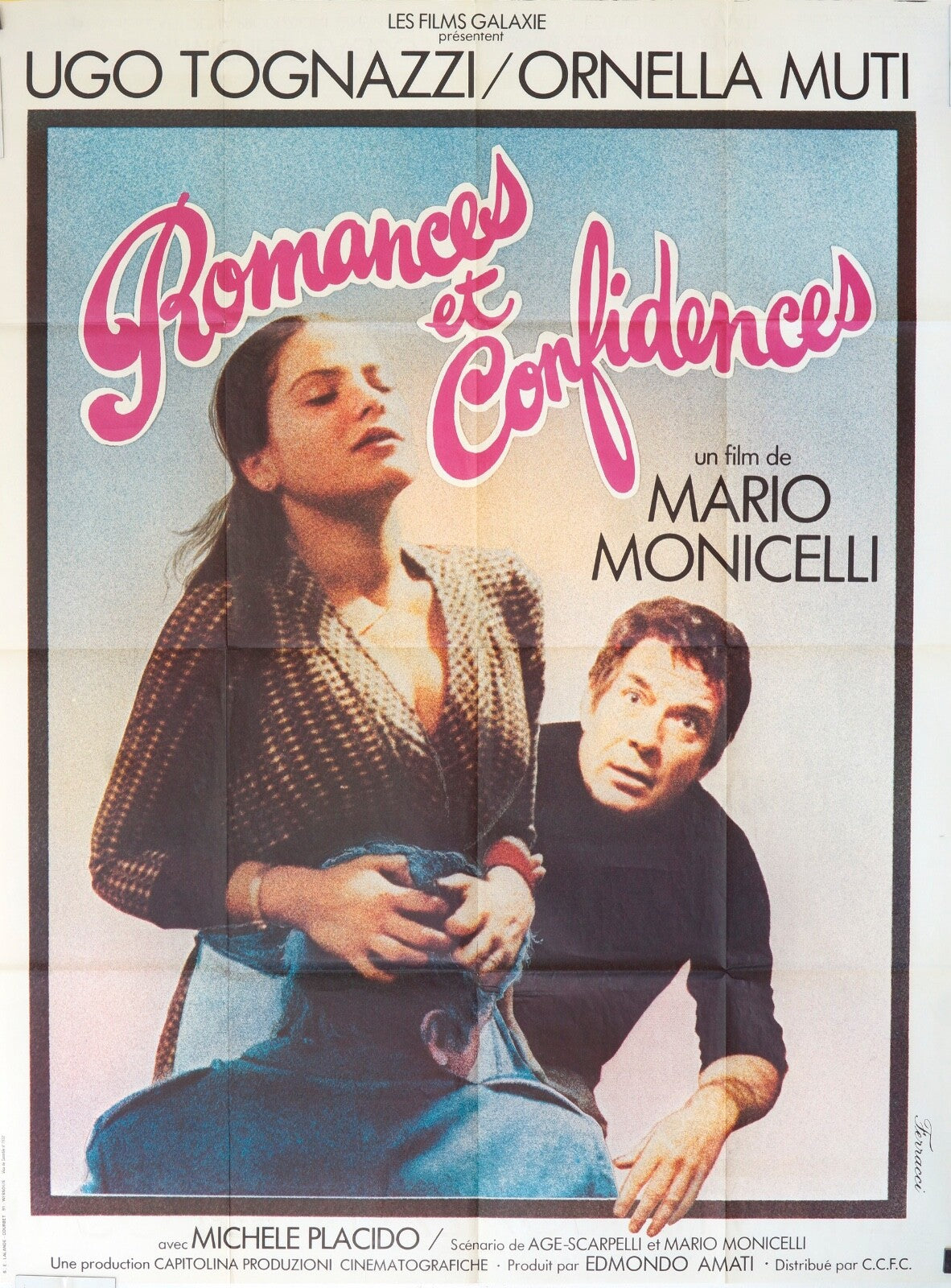 ROMANCES ET CONFIDENCES POSTER ORIGINAL (120x160) UGO TOGNAZZI