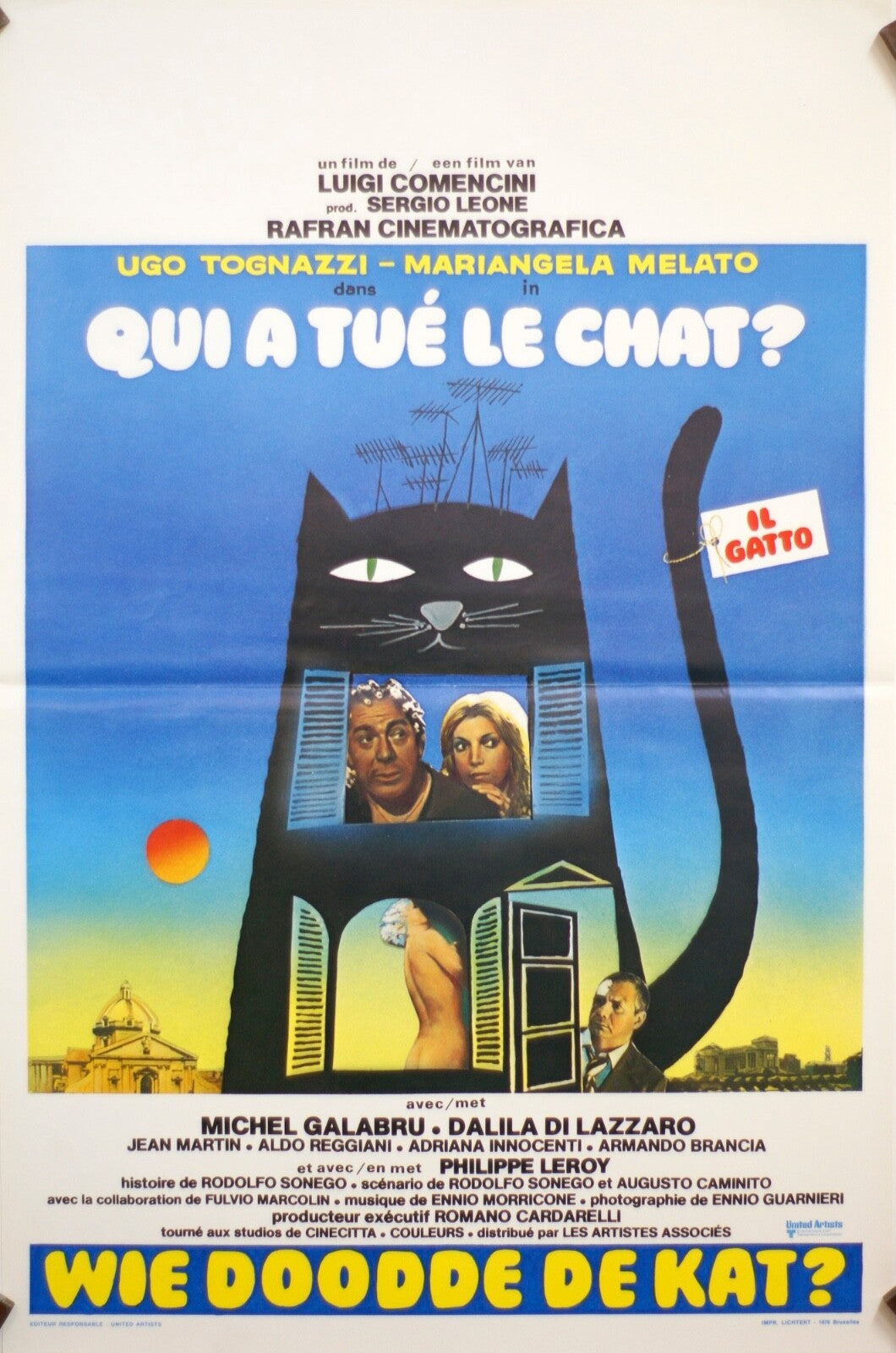 QUI A TUE LE CHAT ? Original Poster (French Version) IL gato 