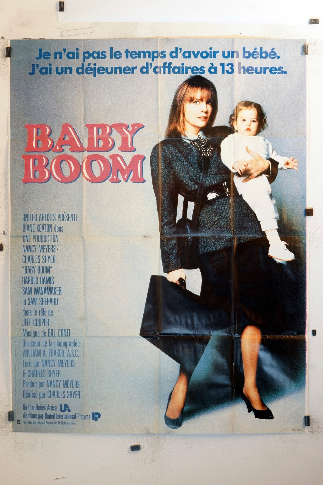 BABY BOOM DIANE KEATON POSTER ORIGINAL120x160