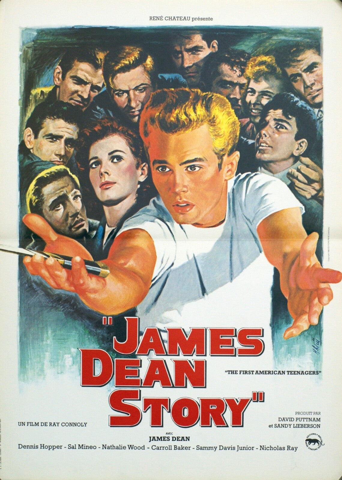 JAMES DEAN STORY (POSTER ORIGINAL) 40x60 Ray Connoly 