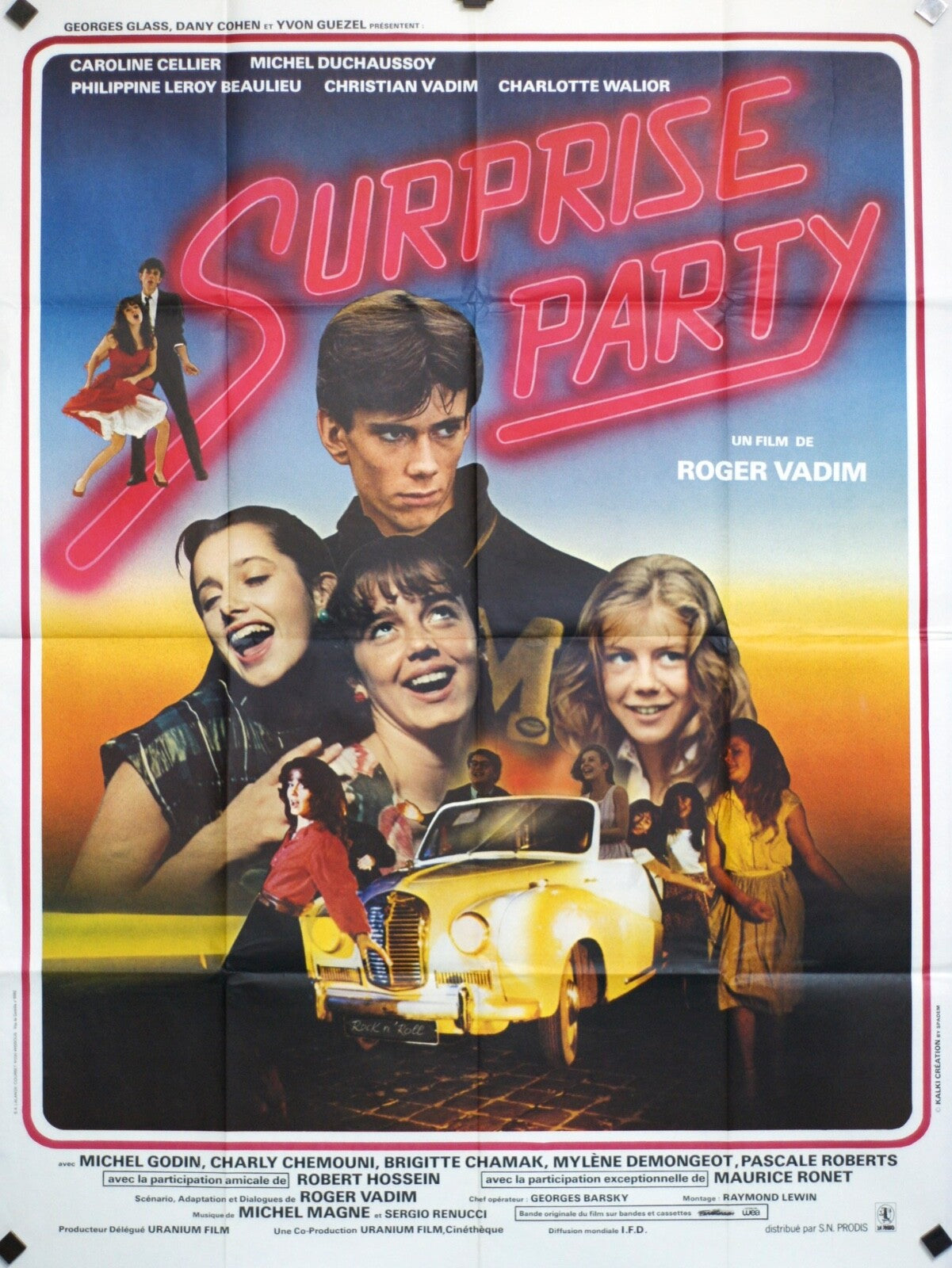 SURPRISE PARTY MOVIE POSTER ORIGINAL (120X160) MICHEL GODIN