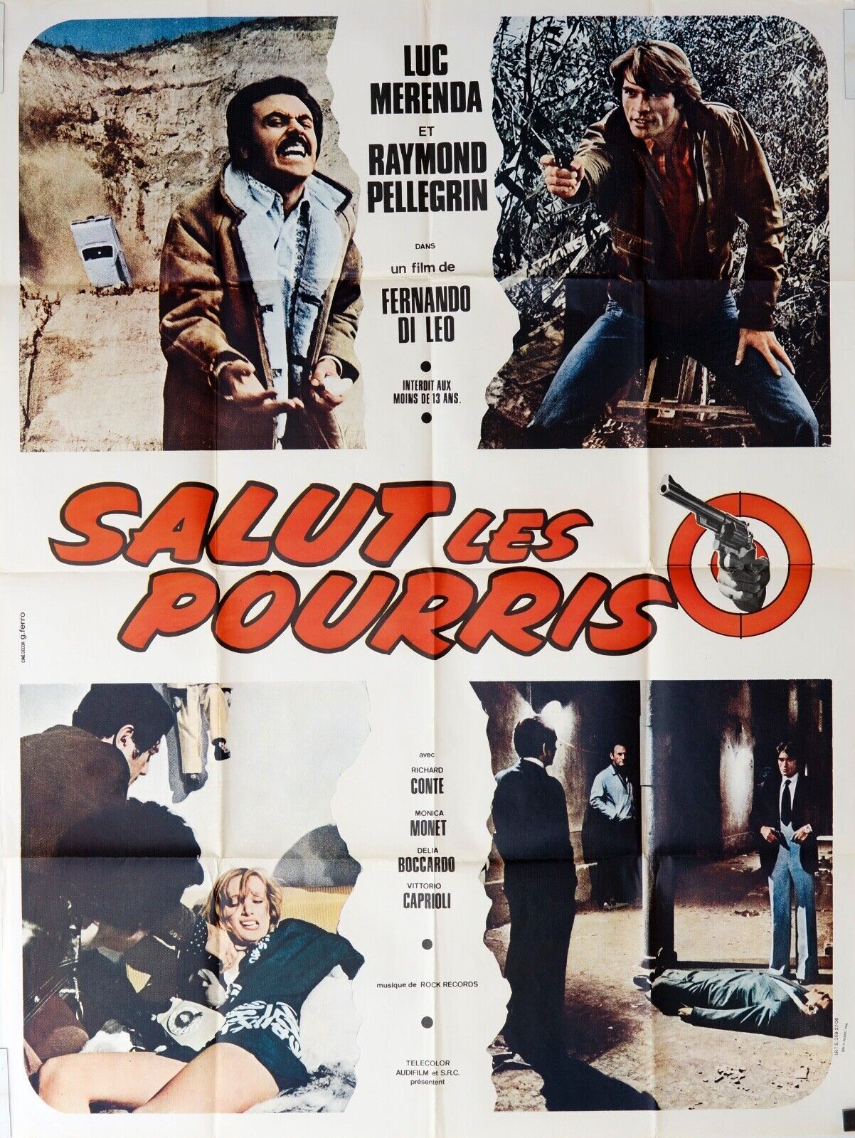 SALUT LES POURRIS MOVIE POSTER ORIGINAL 120x160 LUC MERANDA