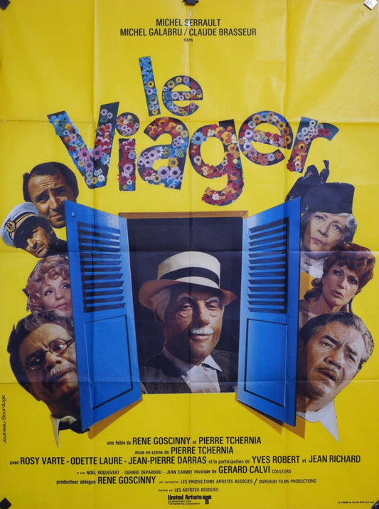 LE VIAGER MICHEL SERRAULT MOVIE POSTER ORIGINAL 120x160