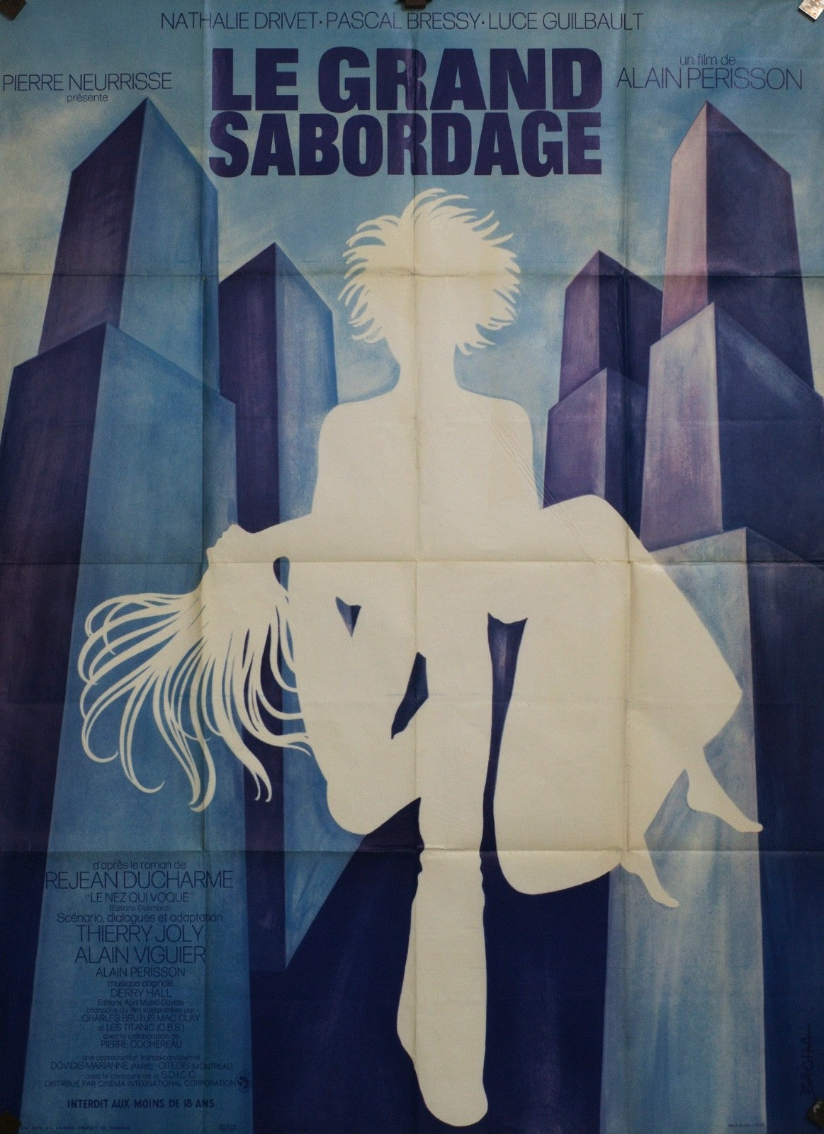 LE GRAND SABORDAGE PIERRE NEURISSE MOVIE POSTER ORIGINAL 120x160