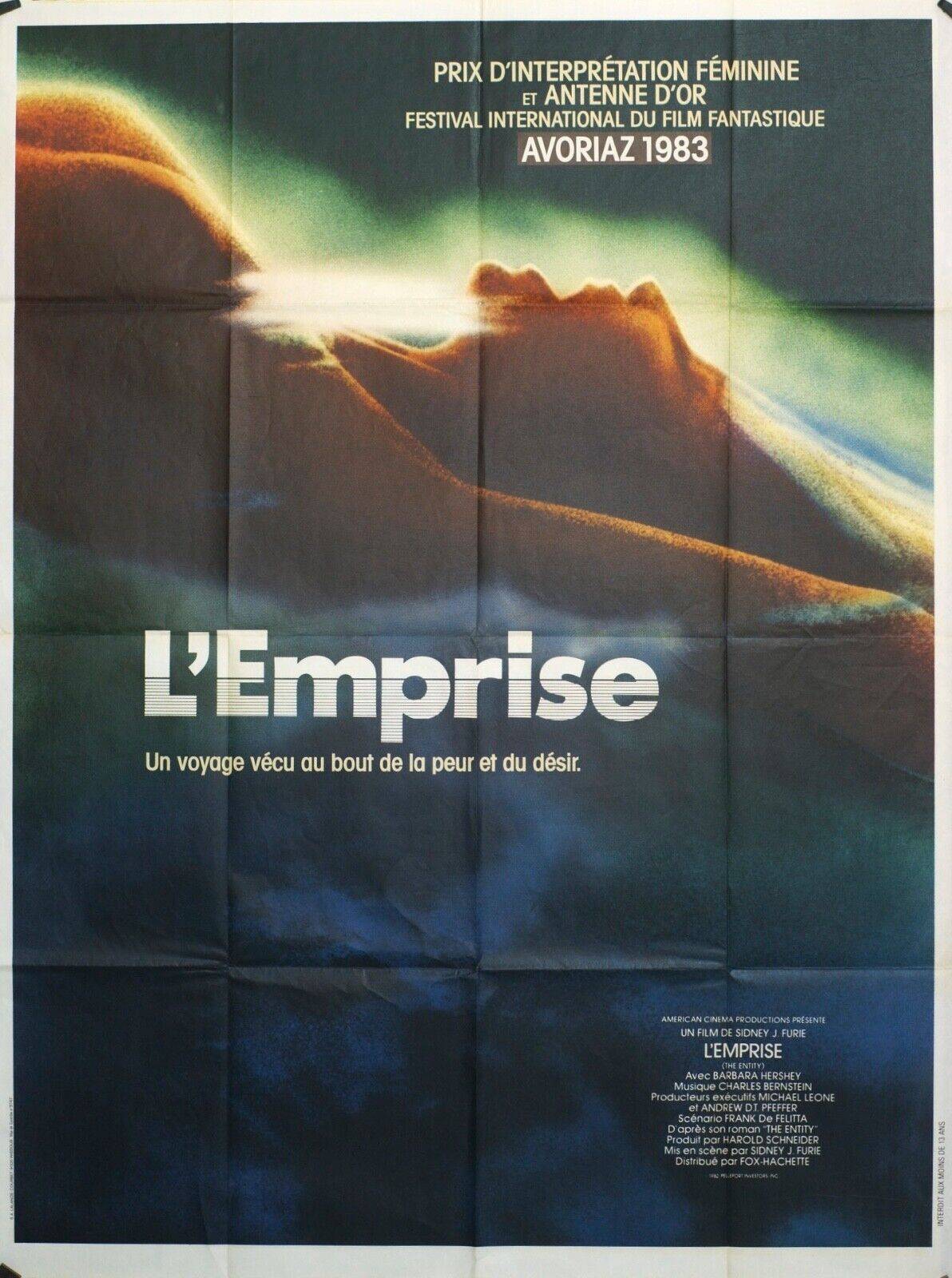 L’EMPRISE 1983 MOVIE POSTER ORIGINAL 120x160 BARBARA HERSHEY