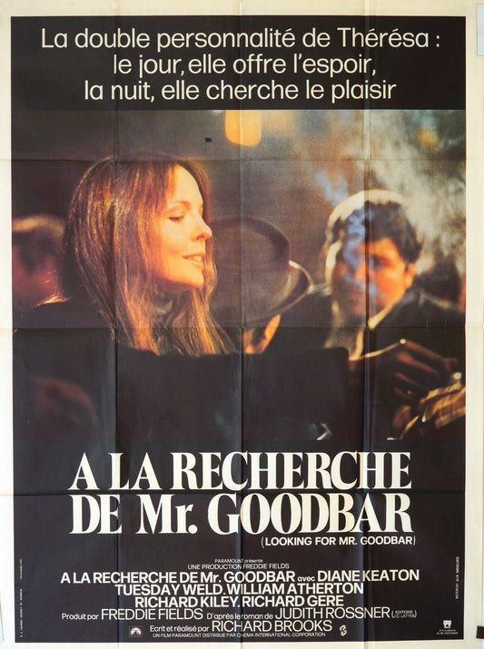 A LA RECHERCHE DE MR GOODBAR MOVIE POSTER ORIGINAL 120x160 DIANE KEATON