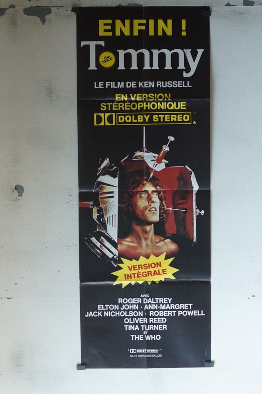 TOMMY MOVIE POSTER ORIGINAL 60x160 ROGER DALTREY