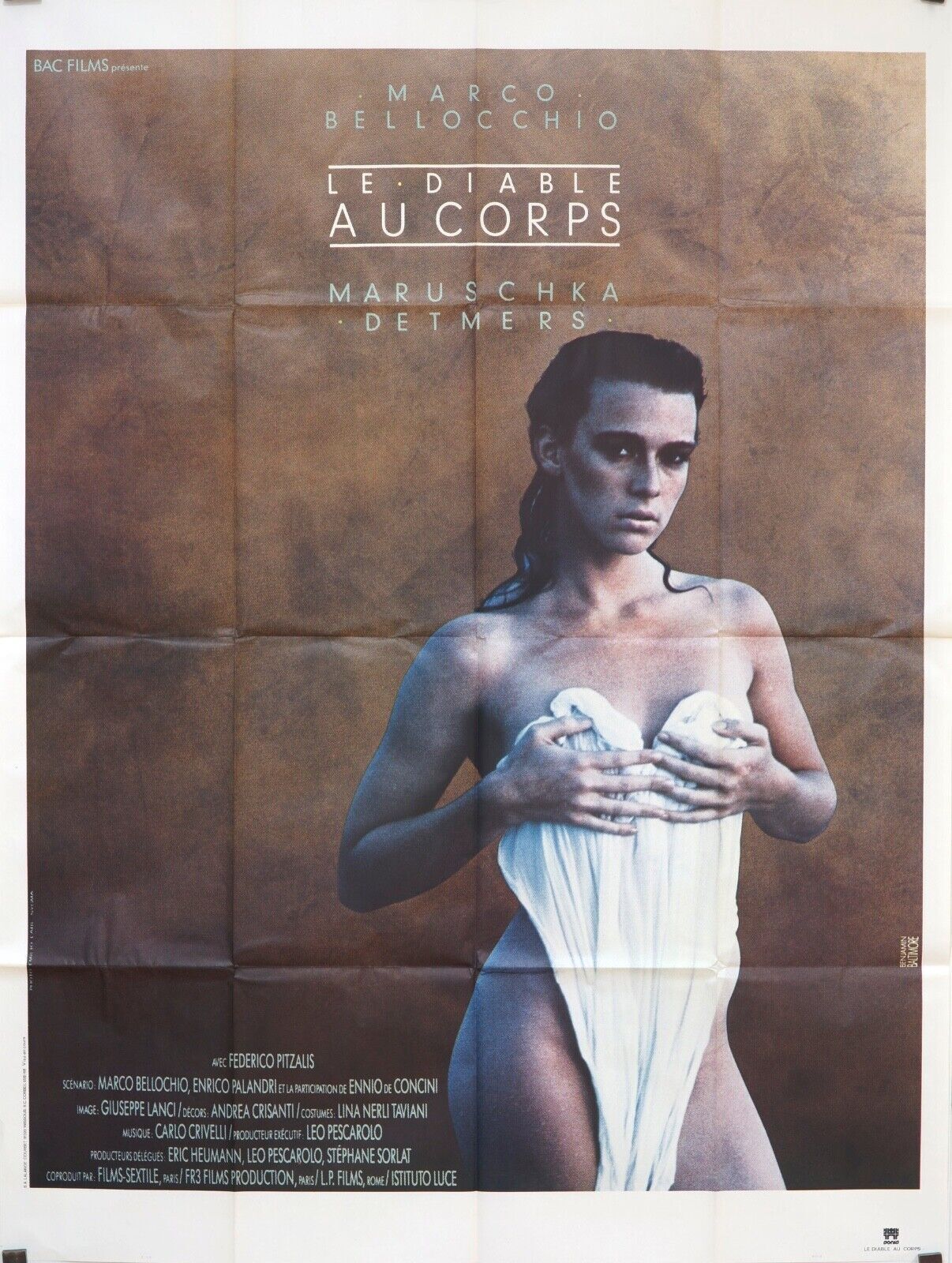 LE DIABLE AU CORPS ORIGINAL MOVIE POSTER 120x160 MARCO BELLOCCHIO