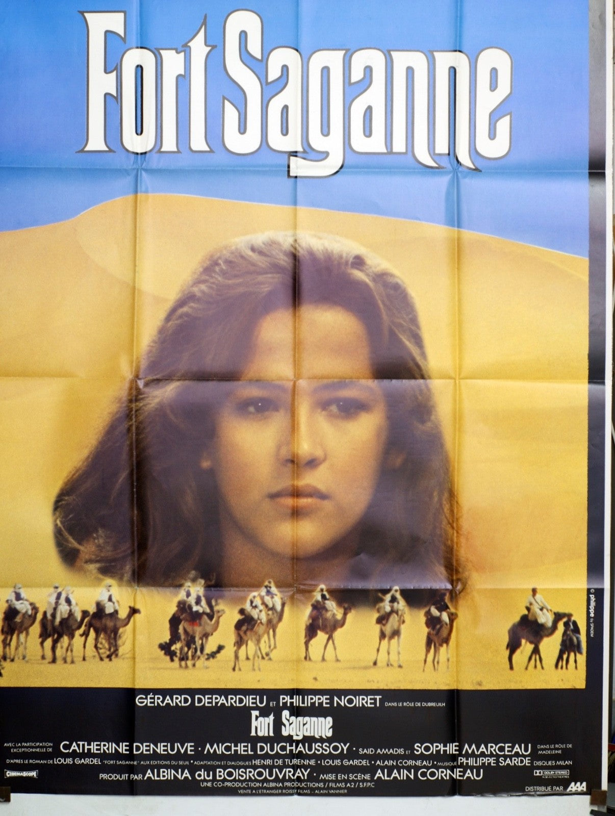 FORT SAGANNE GERARD DEPARDIEU MOVIE POSTER  120x160