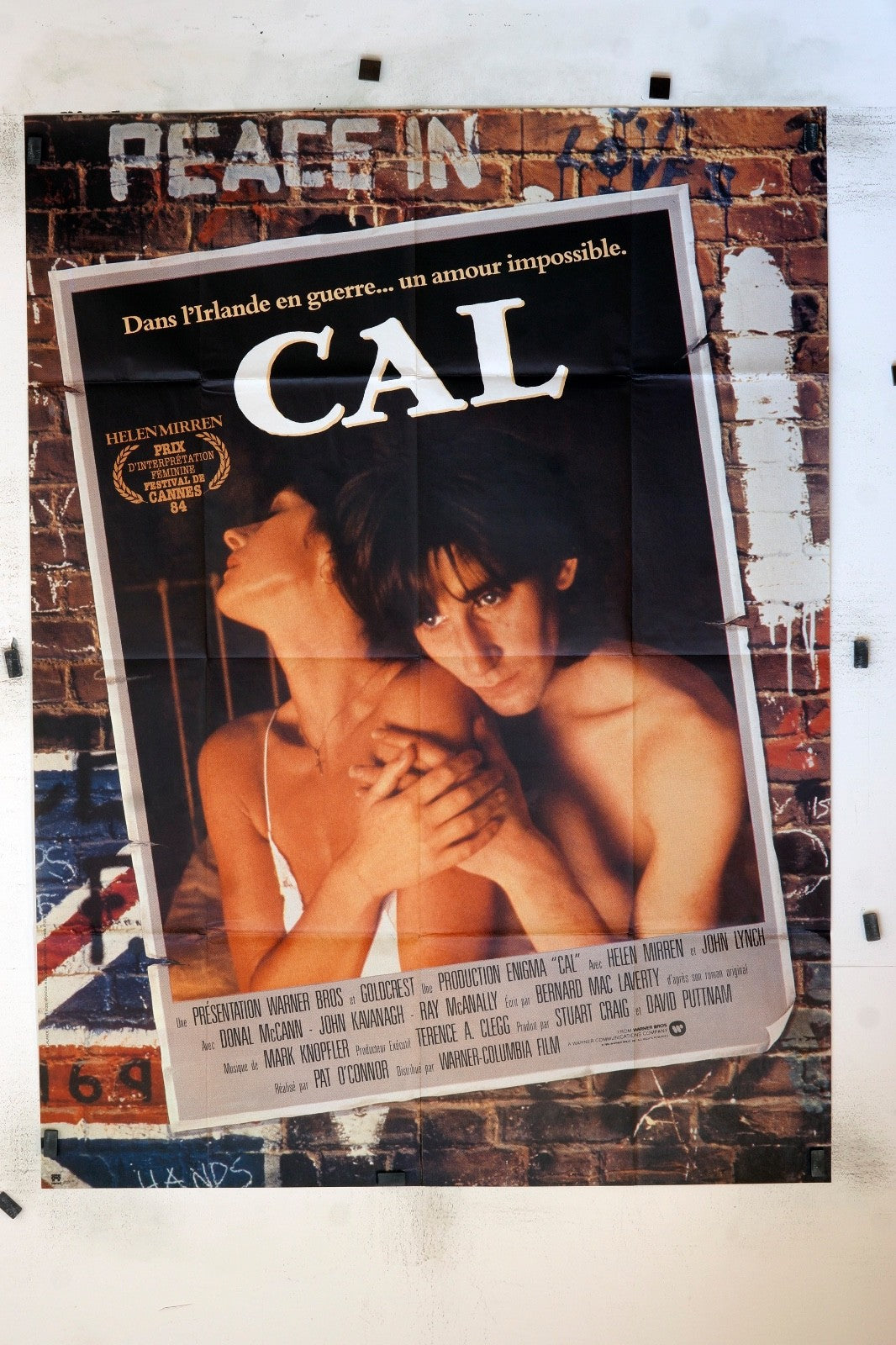 CAL HELEN MIRREN ORIGINAL MOVIE POSTER  120x160 PAUL HAMPTON