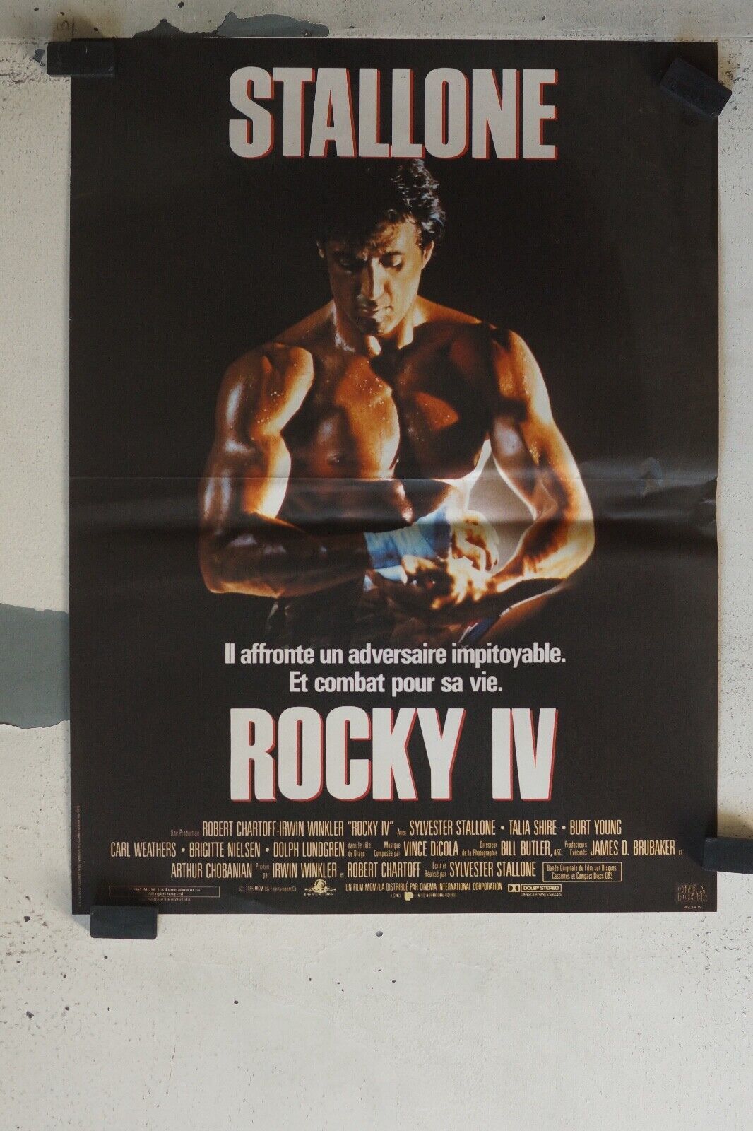 ROCKY 4 ORIGINAL 40x60 STALLONE