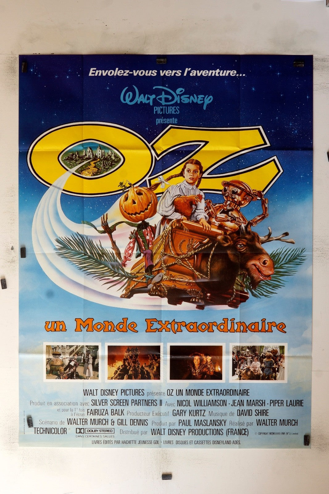 OZ UN MONDE EXTRAORDINAIRE NICOL WILLIAMSON 120x160 ORIGINAL MOVIE POSTER