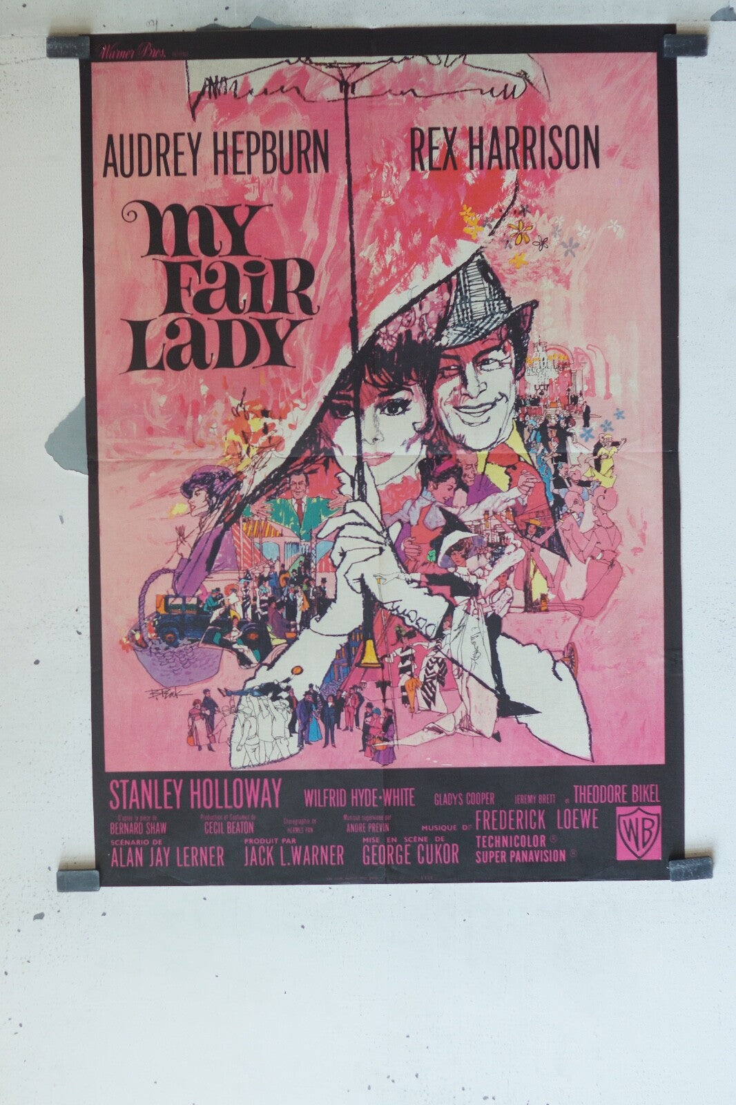 MY FAIR LADY POSTER ORIGINAL (60X80) AUDREY HEPBURN – REX HARRISON