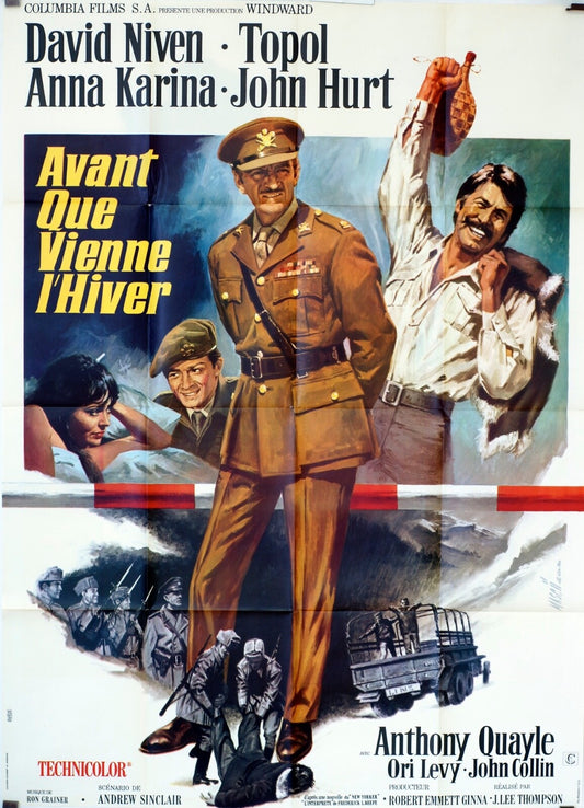 AVANT QUE VIENNE L’HIVER MOVIE POSTER ORIGINAL 120x160  DAVID NIVEN