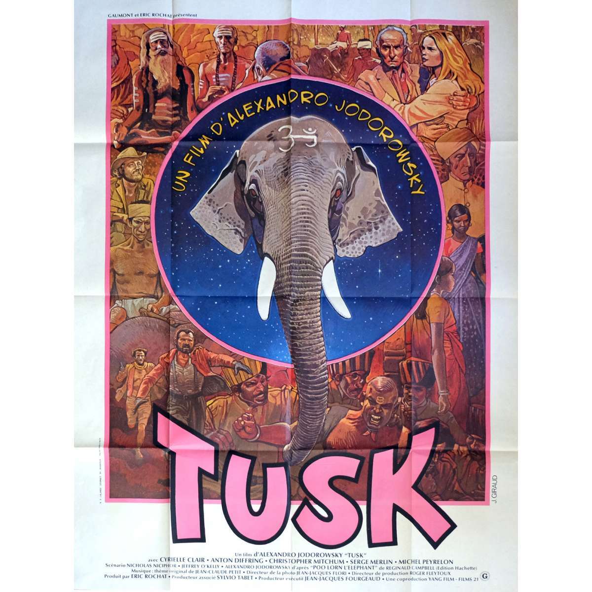 TUSK MOVIE POSTER ORIGINAL (120x160) Cyrielle Clair, Anton Diffring