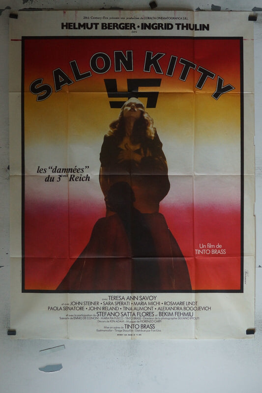 SALON KITTY ORIGINAL MOVIE POSTER 120x160 HELMUT BERGER