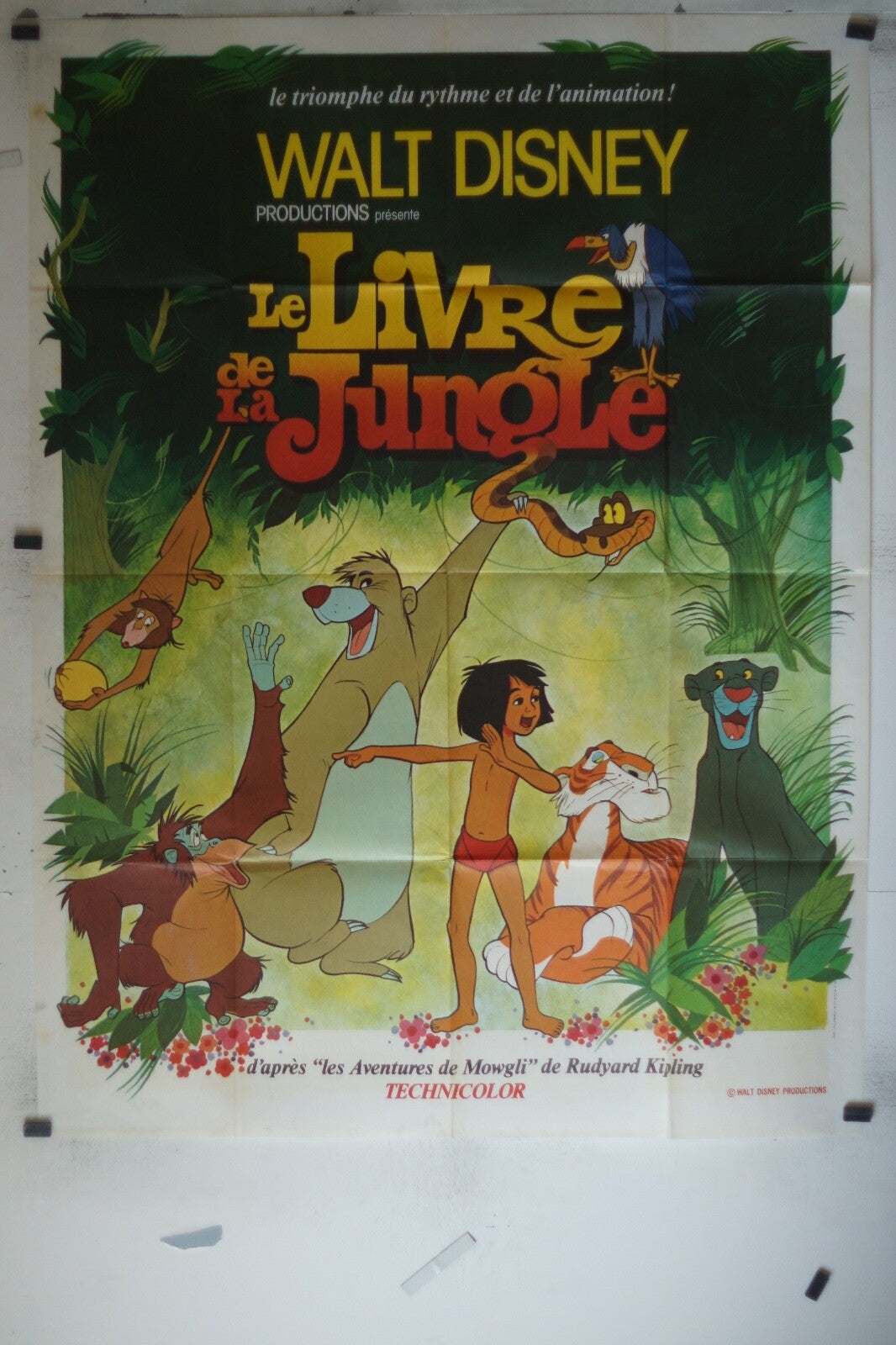 LIVRE DE LA JUNGLE (LE) ORIGINAL 120x160