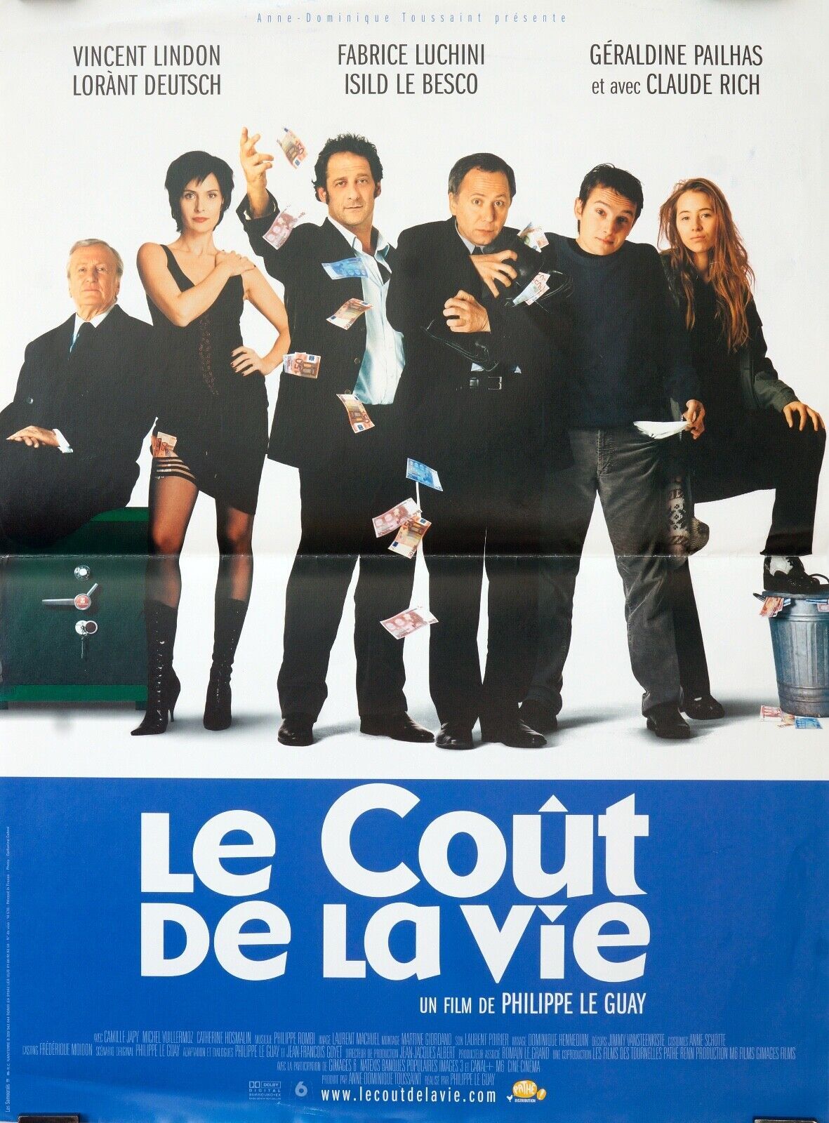 LE COÛT DE LA VIE MOVIE POSTER ORIGINAL 120x160 ETTORE SCOLA