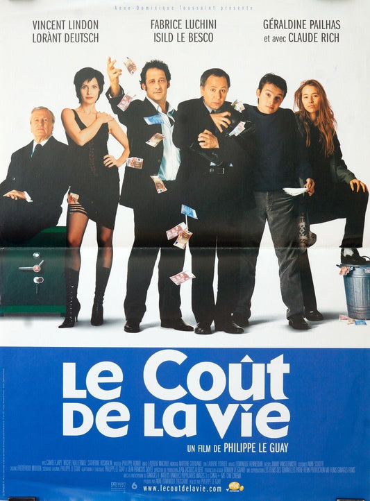 LE COÛT DE LA VIE MOVIE POSTER ORIGINAL 120x160 ETTORE SCOLA