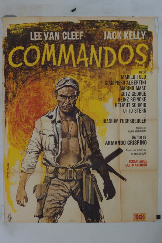 COMMANDOS MOVIE POSTER ORIGINAL 120x160