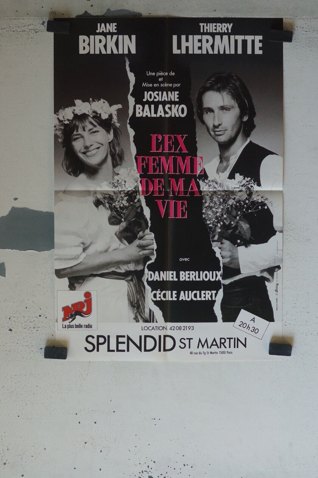 L’EX FEMME DE MA VIE POSTER ORIGINAL (40X60) JANE BIRKIN
