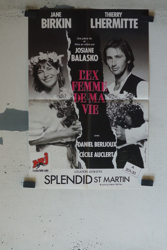 L’EX FEMME DE MA VIE POSTER ORIGINAL (40X60) JANE BIRKIN