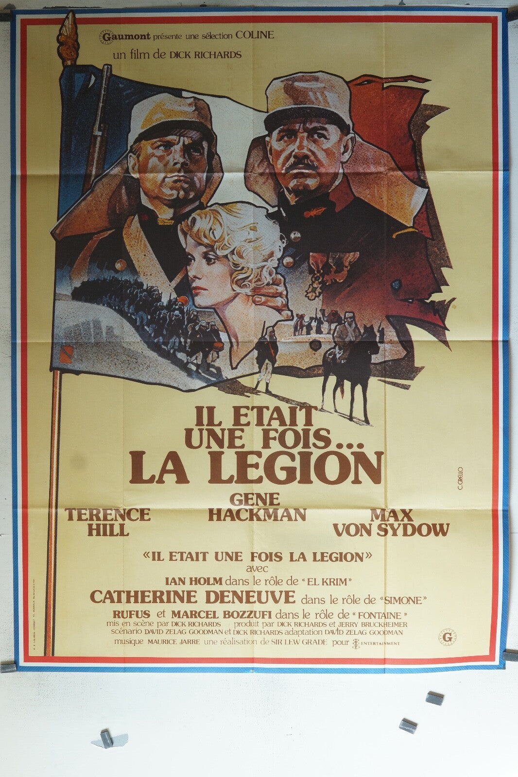 IL ETAIT UNE FOIS… LA LEGION movie poster ORIGINAL 120x160 Gene Hackman