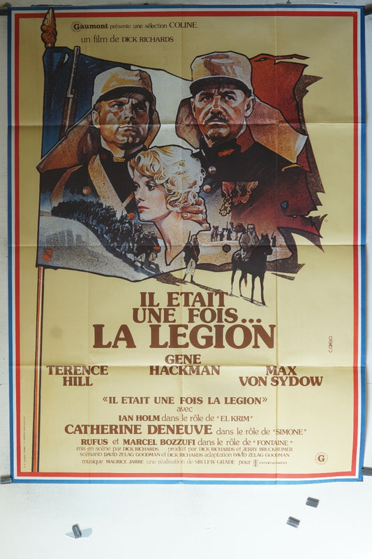 IL ETAIT UNE FOIS… LA LEGION movie poster ORIGINAL 120x160 Gene Hackman