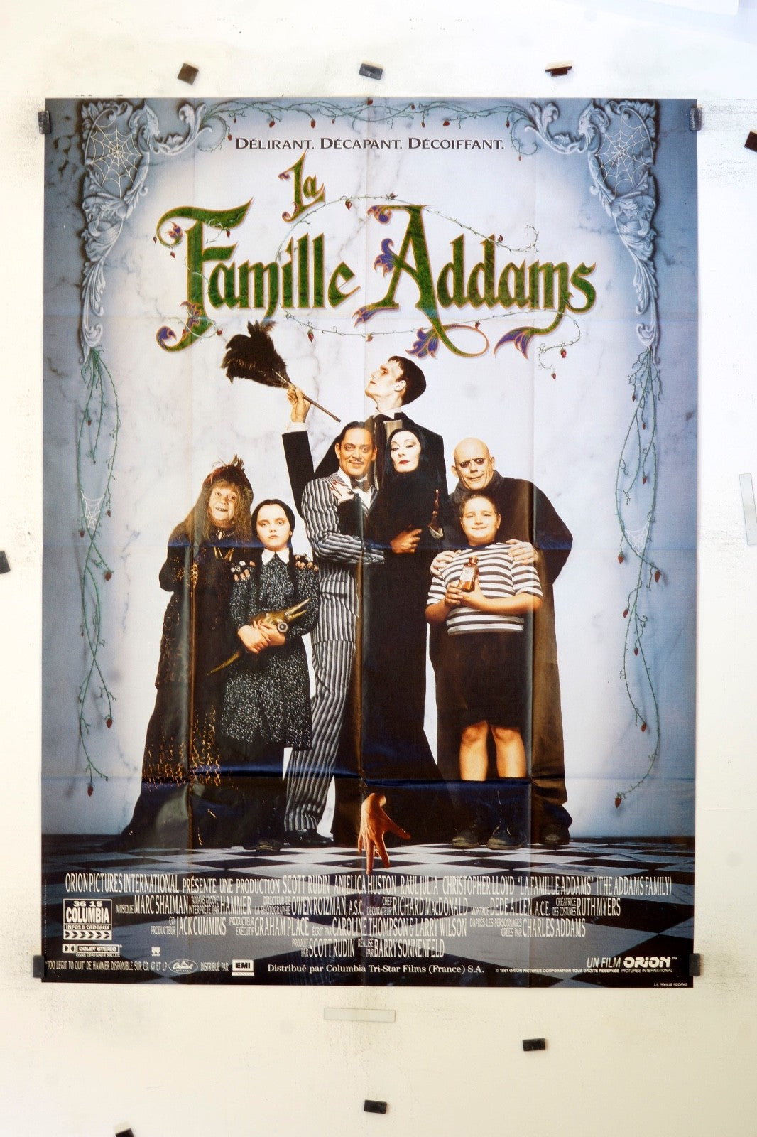 LA FAMILLE ADDAMS MOVIE POSTER ORIGINAL (120X160)