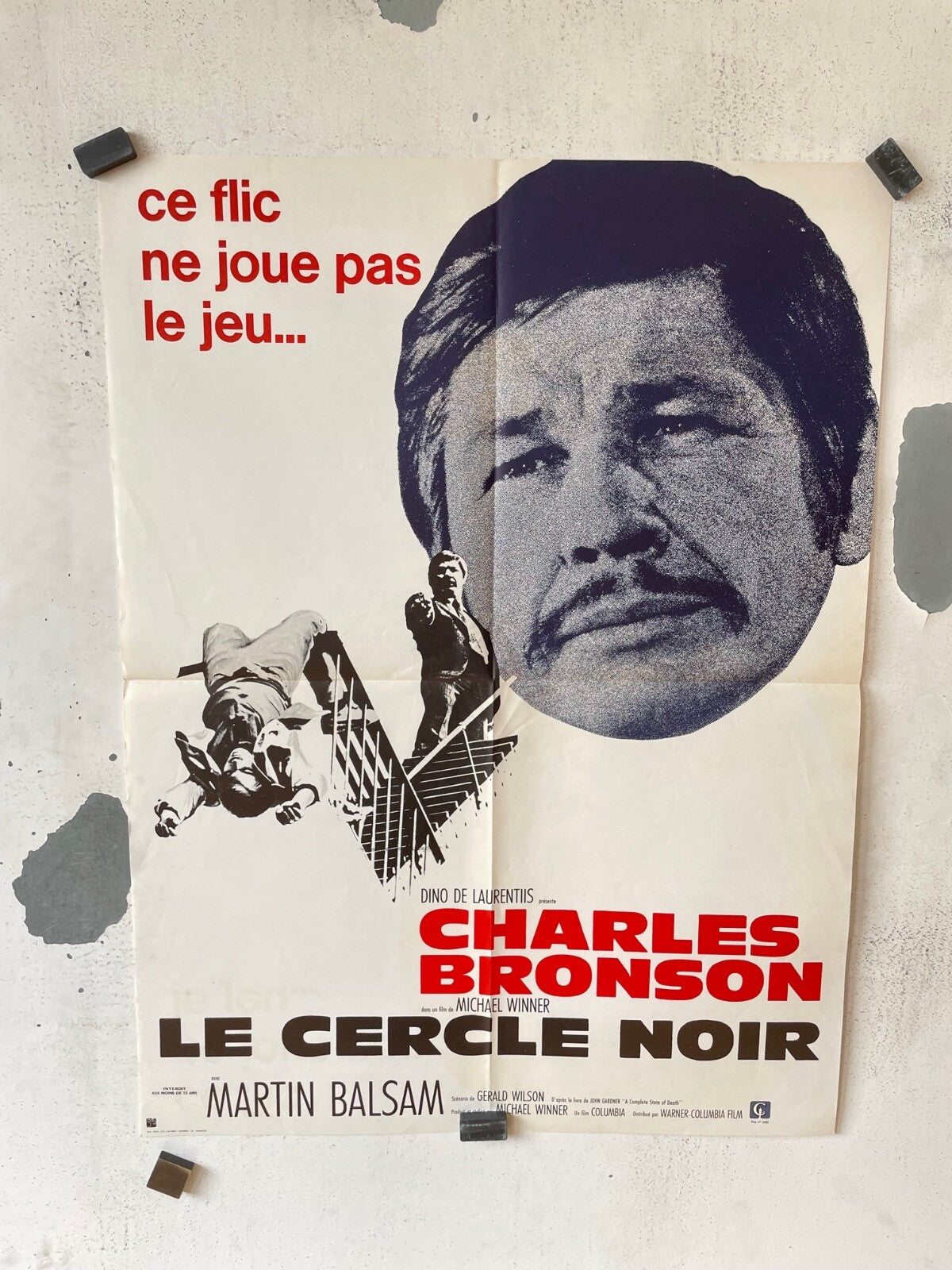 LE CERLE NOIR MOVIE POSTER ORIGINAL (60X80) CHARLES BRONSON
