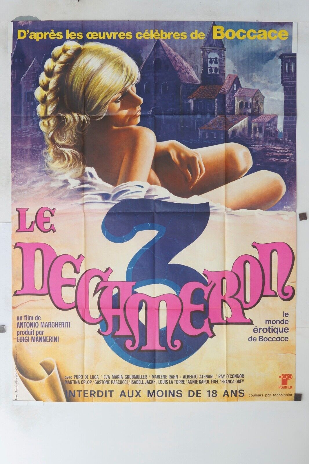 LE DECAMERON MOVIE POSTER ORIGINAL 120x160 PULPO DE LUCA