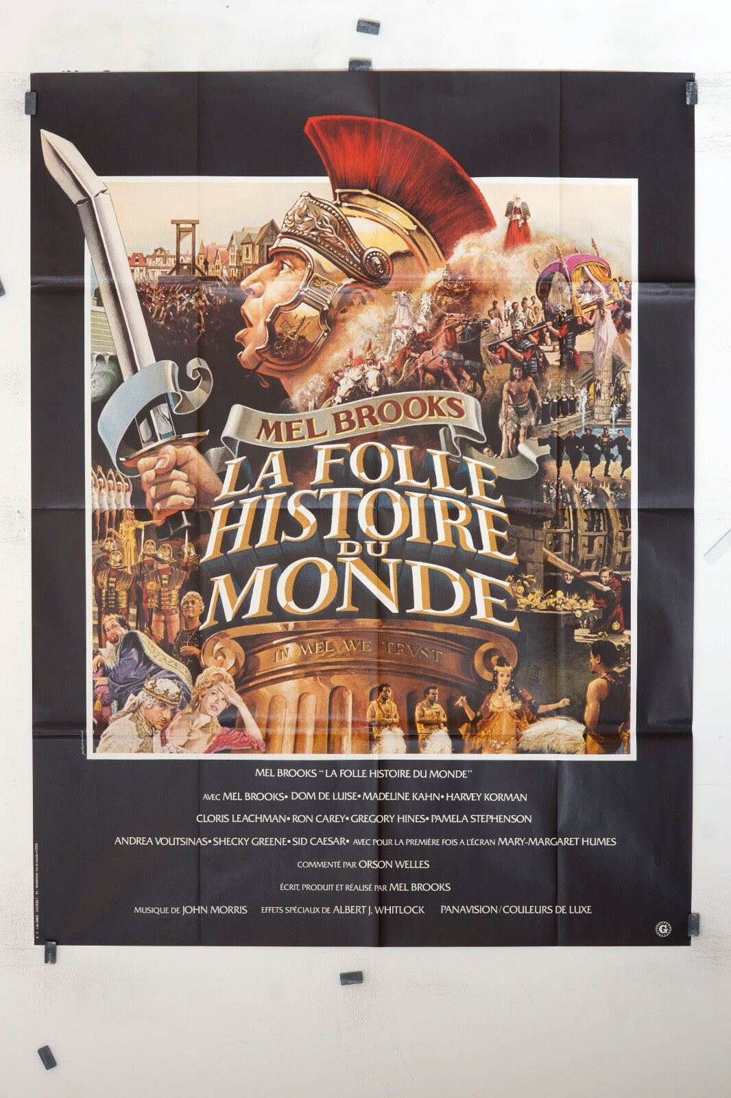 LA FOLLE HSITOIRE DU MONDE MEL BROOKS MOVIE POSTER ORIGINAL 120x160