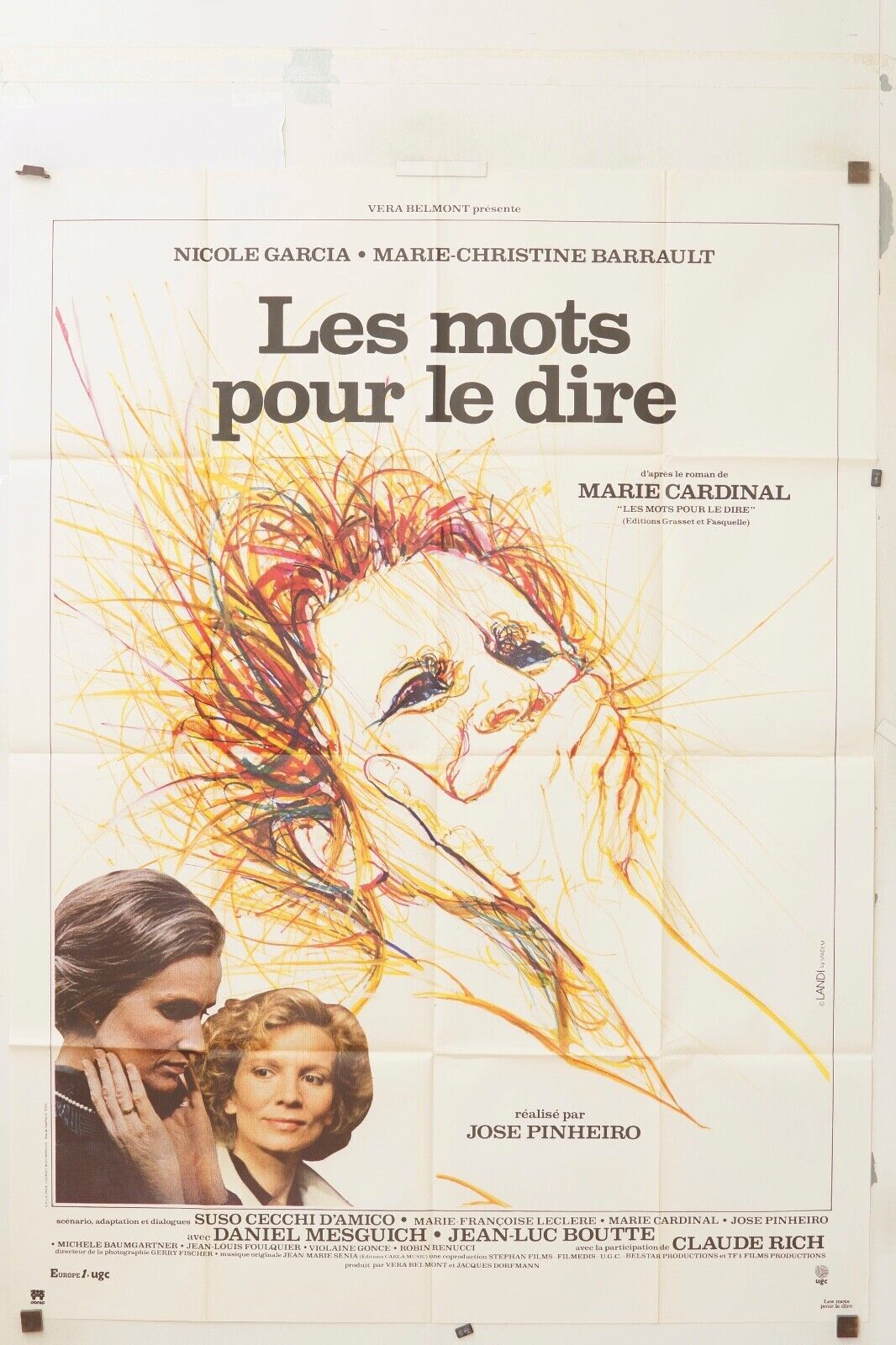 LES MOTS POUR LE DIRE MOVIE POSTER ORIGINAL 120x160  THE LEFT HAND OF DEATH