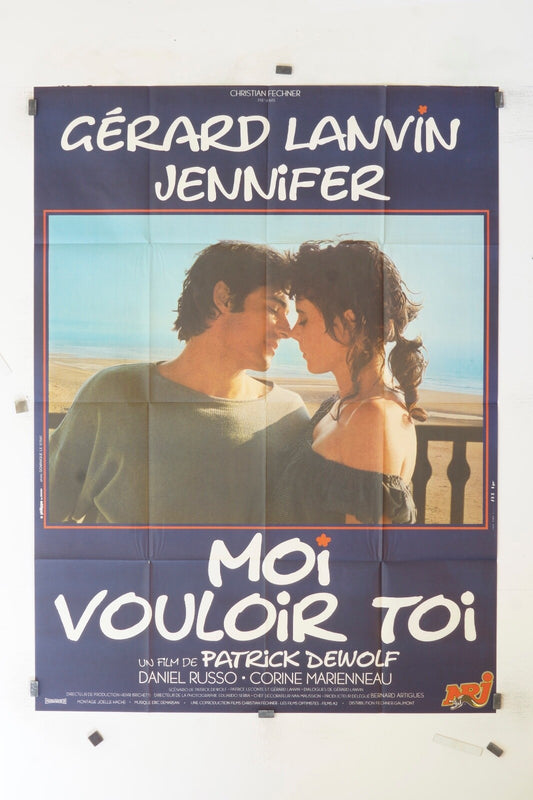 MOI, VOULOIR TOI GERARD LANVIN MOVIE POSTER ORIGINAL 120x160