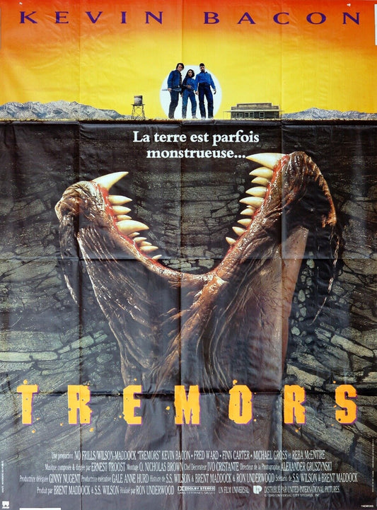 TRÉMORS MOVIE POSTER ORIGINAL 120x160 FRED WARD