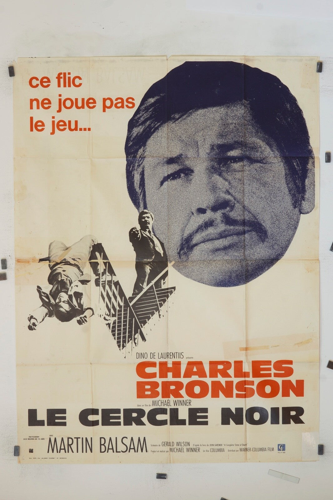 LE CERCLE NOIR CHARLES BRONSON MOVIE POSTER ORIGINAL 120x160