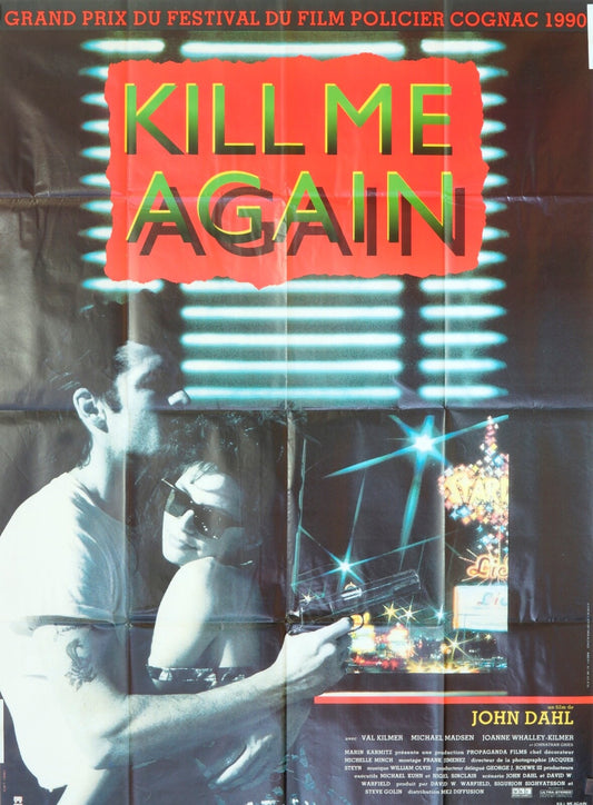 KILL ME AGAIN ORIGINAL MOVIE POSTER 120X160 JOHN DAHL