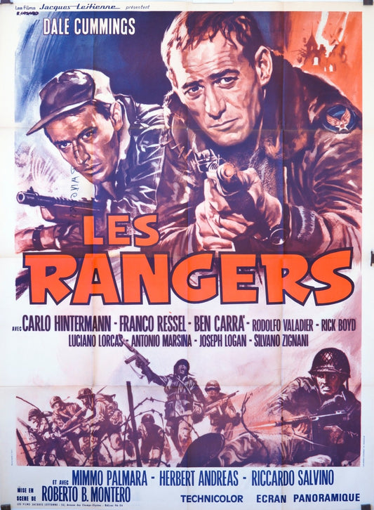 LES RANGERS DALE CUMMINGS movie poster ORIGINAL 120x160