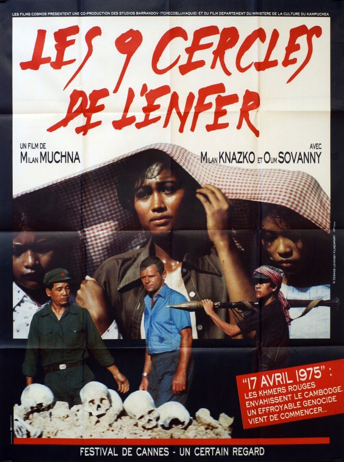 LES 9 CERCLES DE L’ENFER MOVIE POSTER ORIGINAL 120x160 MILAN MUCHNA