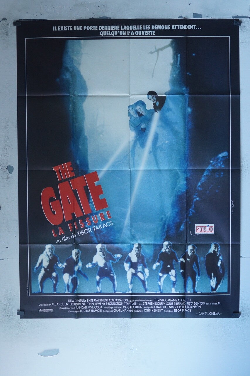 THE GATE (LA FISSURE) MOVIE POSTER ORIGINAL 120x160 STEPHEN DORFF – LOUIS TRIPP