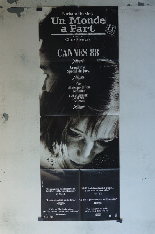 UN MONDE À PART POSTER ORIGINAL 60x160 BARBARA HERSHEY