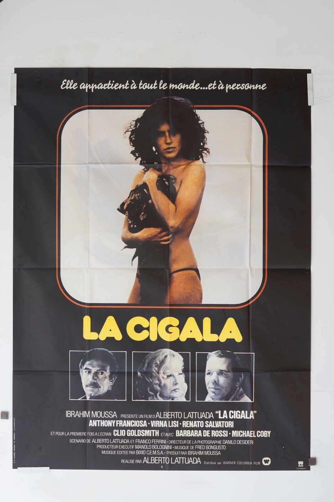 LA CIGALA MOVIE POSTER ORIGINAL 120x160 IBRAHIM MOUSSA