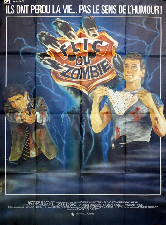FLIC OU ZOMBIE MOVIE POSTER ORIGINAL 120x160 TREAT WILLIAMS