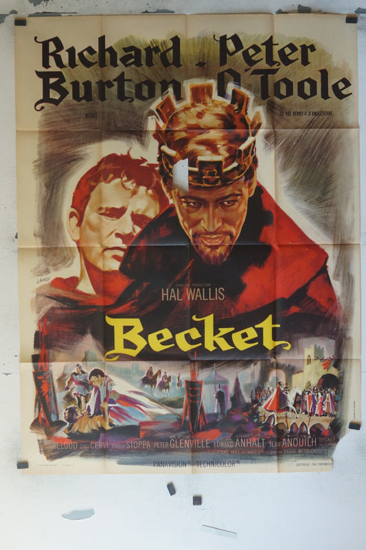 BECKET MOVIE POSTER ORIGINAL 120x160 RICHARD PETER – BURTON O’TOOLE